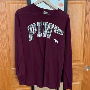 Victorias Secret PINK Wmns Size Small Long Sleeve